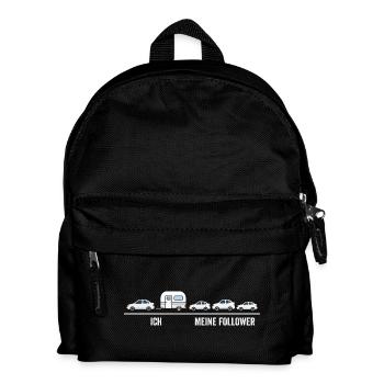Ich meine Follower Karawane - Kinder Rucksack - Schwarz - Vorne