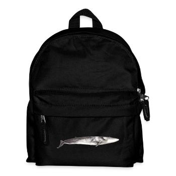Fin whale Balaenoptera physalus - Kids' Backpack - black - Front