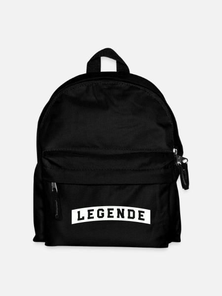 legende - Kinder Rucksack - Schwarz