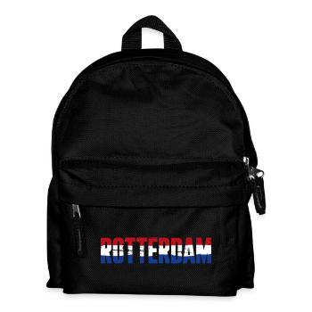 Rotterdam Flag Netherlands Vintage - Kids' Backpack - black - Front