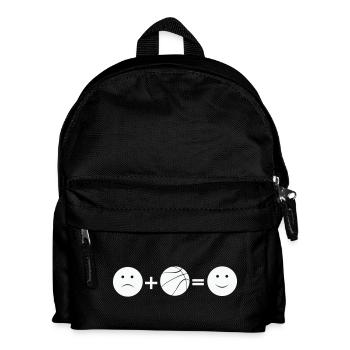 Basketball Love - Kinder Rucksack - Schwarz - Vorne