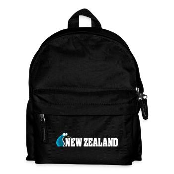 Kiwi Bird Cartoon Nouvelle-Zélande - Sac à dos Enfant - noir - Devant