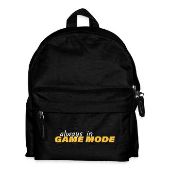 ALWAYS IN GAME MODE - Kinder Rucksack - Schwarz - Vorne