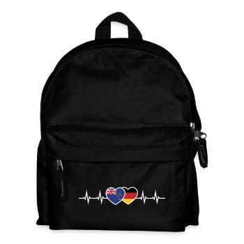 New Zealand And Germany German New Zealander - Kids' Backpack - black - Front