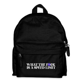 Auto - Kinder Rucksack - Schwarz - Vorne