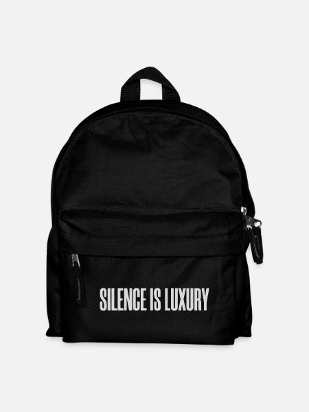 Minimalist Premium Typography Design - Kids' Backpack - black