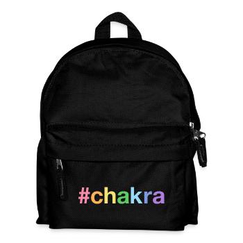 CHAKRA Hashtag - Kinder Rucksack - Schwarz - Vorne
