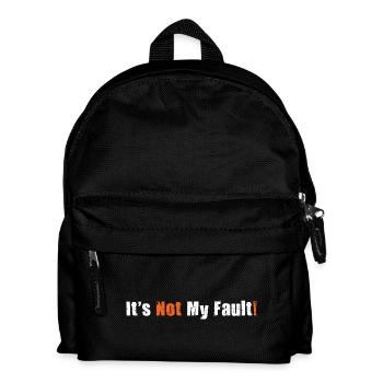 Es ist nicht meine Schuld! - Kinder Rucksack - Schwarz - Vorne
