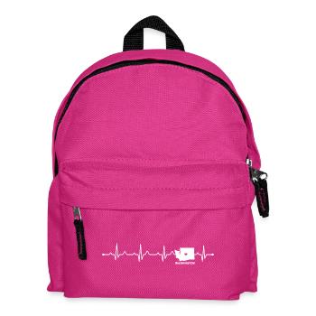Washington State Herz-Umriss: PNW Pride - Kinder Rucksack - Fuchsia - Vorne