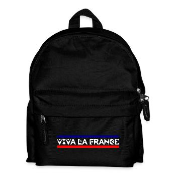 Frankreich - Kinder Rucksack - Schwarz - Vorne
