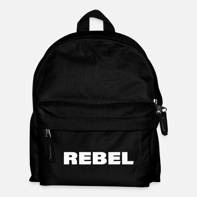 REBEL - Kinder Rucksack - Schwarz