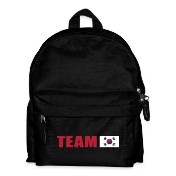 Conception d’inspiration du drapeau sud-coréen - Sac à dos Enfant - noir - Devant