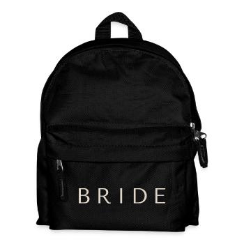 Eleganter BRIDE - Kinder Rucksack - Schwarz - Vorne