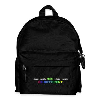 Be different - Kinder Rucksack - Schwarz - Vorne