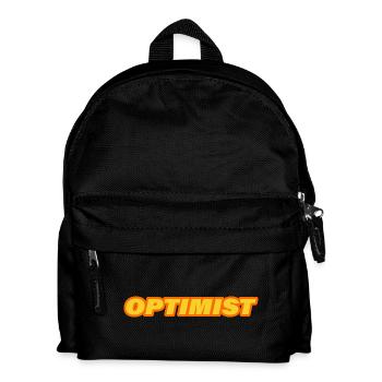 OPTIMISTE - Sac à dos Enfant - noir - Devant
