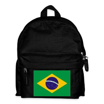 Brasilien - Kinder Rucksack - Schwarz - Vorne