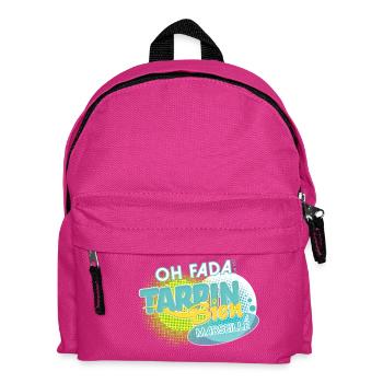 Oh fada on est Tarpin Bien à Marseille - Sac à dos Enfant - fuchsia - Devant