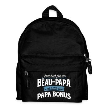 Papa bonus cadeau - Sac à dos Enfant - noir - Devant