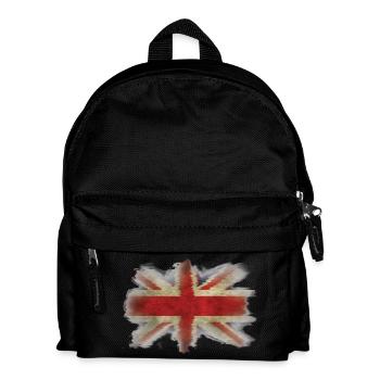 UK Flag Union Jack Ragged Shirt blue - Kinder Rucksack - Schwarz - Vorne