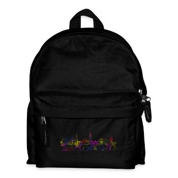 Nürnberg - Kinder Rucksack - Schwarz - Vorne