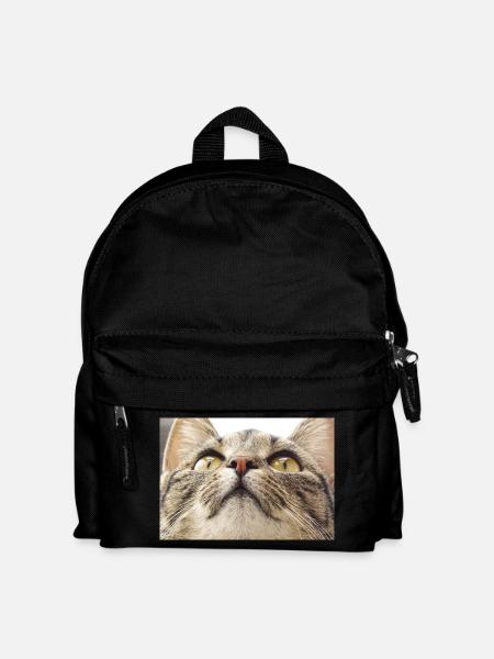Katzengesicht von Minka - Kinder Rucksack - Schwarz