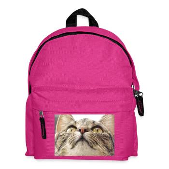 Minka cat face - Kids' Backpack - fuchsia - Front