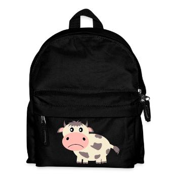 vache, agriculteur, agriculteur, agriculture - Sac à dos Enfant - noir - Devant