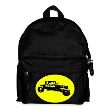 Car - Kids' Backpack - black - Front