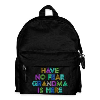 Grandma Cool Statement Grandma Grandmother Grandchild - Kids' Backpack - black - Front