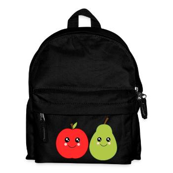 Kawaii Pear Kawaii Fruits Kawaii Fruit Apple - Kids' Backpack - black - Front