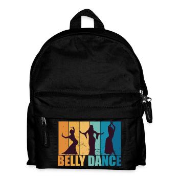 Belly Dance Belly Dancer Vintage Dancer Gift - Kids' Backpack - black - Front