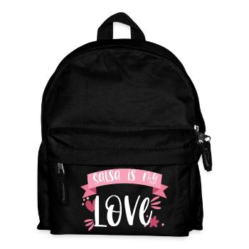 Salsa is my Love! Latino Dancer Gift - Kids' Backpack - black - Front