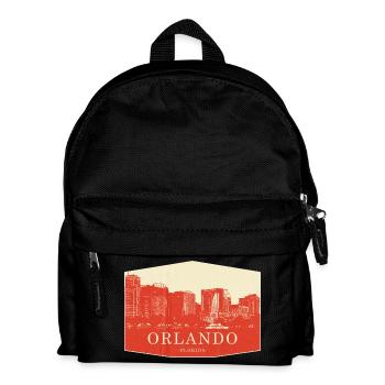 Orlando Skyline Vintage Florida - Kids' Backpack - black - Front