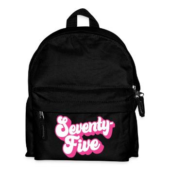 Seventy-five 75th Birthday Women Her 75 Years Old - Kids' Backpack - black - Front