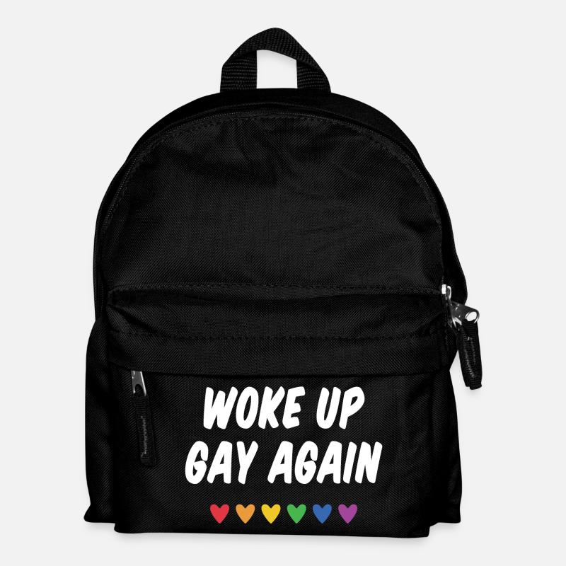 Wieder aufgewacht - Pride Month - Kinder Rucksack - Schwarz