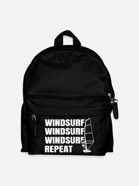 Windsurfen - Kinder Rucksack - Schwarz