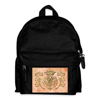 Bach seal / monogram / coat of arms / insignia - Kids' Backpack - black - Front