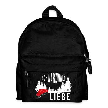 Schwarzwald Liebe - Kinder Rucksack - Schwarz - Vorne