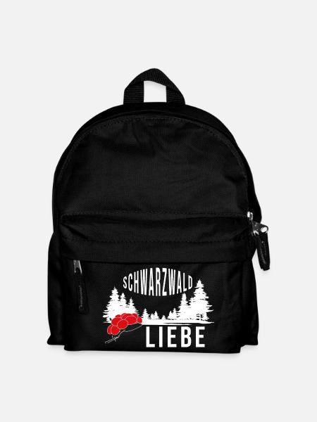Schwarzwald Liebe - Kinder Rucksack - Schwarz