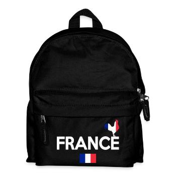 FRANKREICH - Kinder Rucksack - Schwarz - Vorne