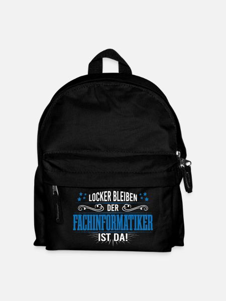 Fachinformatiker programmierer support admin - Kinder Rucksack - Schwarz