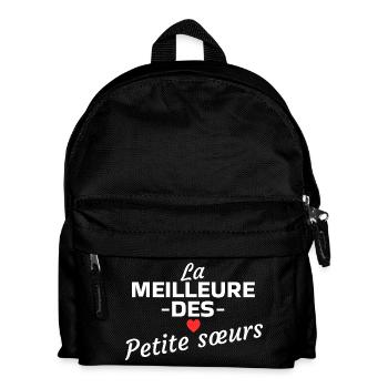 La meilleure des Petite Sœurs  - Sac à dos Enfant - noir - Devant