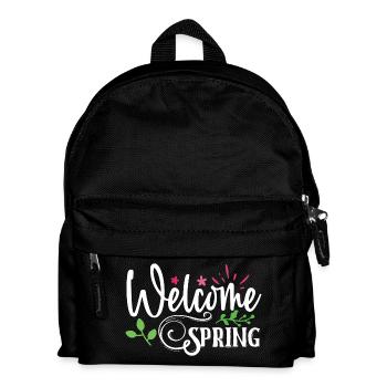 Welcome Spring - Kids' Backpack - black - Front