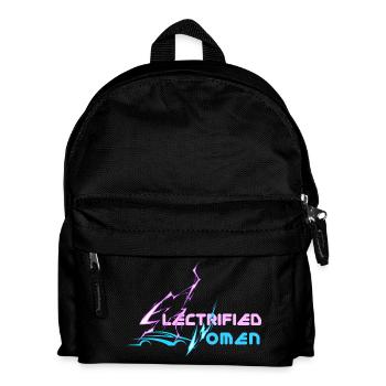 electrified women lightning - Kinder Rucksack - Schwarz - Vorne