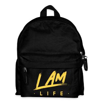 I am life zen motivation - Kids' Backpack - black - Front