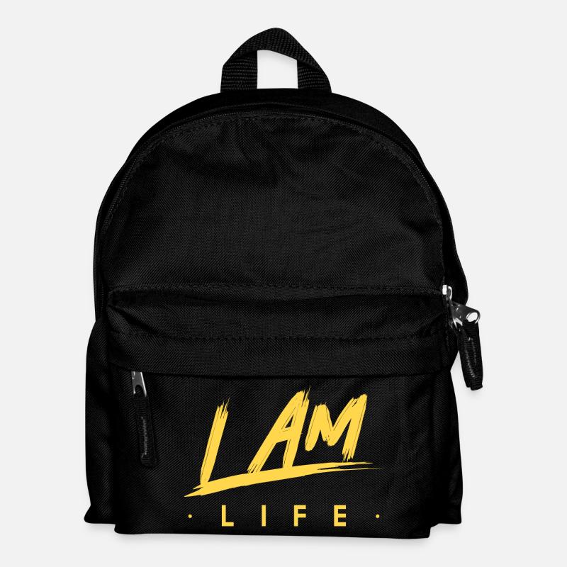 I am life zen motivation - Kids' Backpack - black