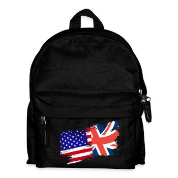 American Brithish Root - Kids' Backpack - black - Front