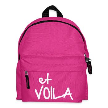 ET VOILA - Kids' Backpack - fuchsia - Front