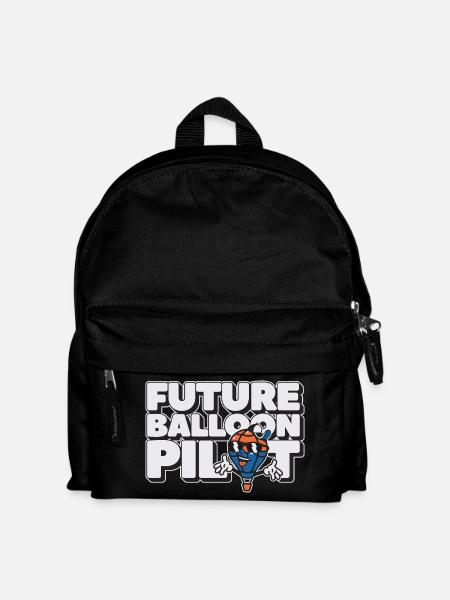 Future Balloon Pilot - Kinder Rucksack - Schwarz