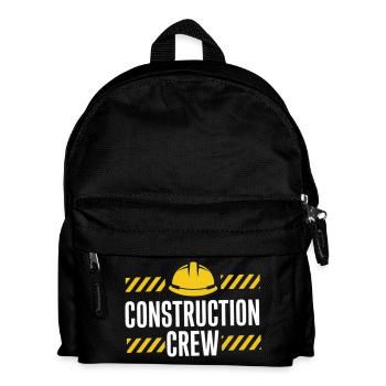 Conception de la sécurité de l’équipe de construction - Sac à dos Enfant - noir - Devant